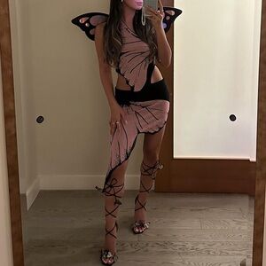 Butterfly Knitted Dress + Accessories